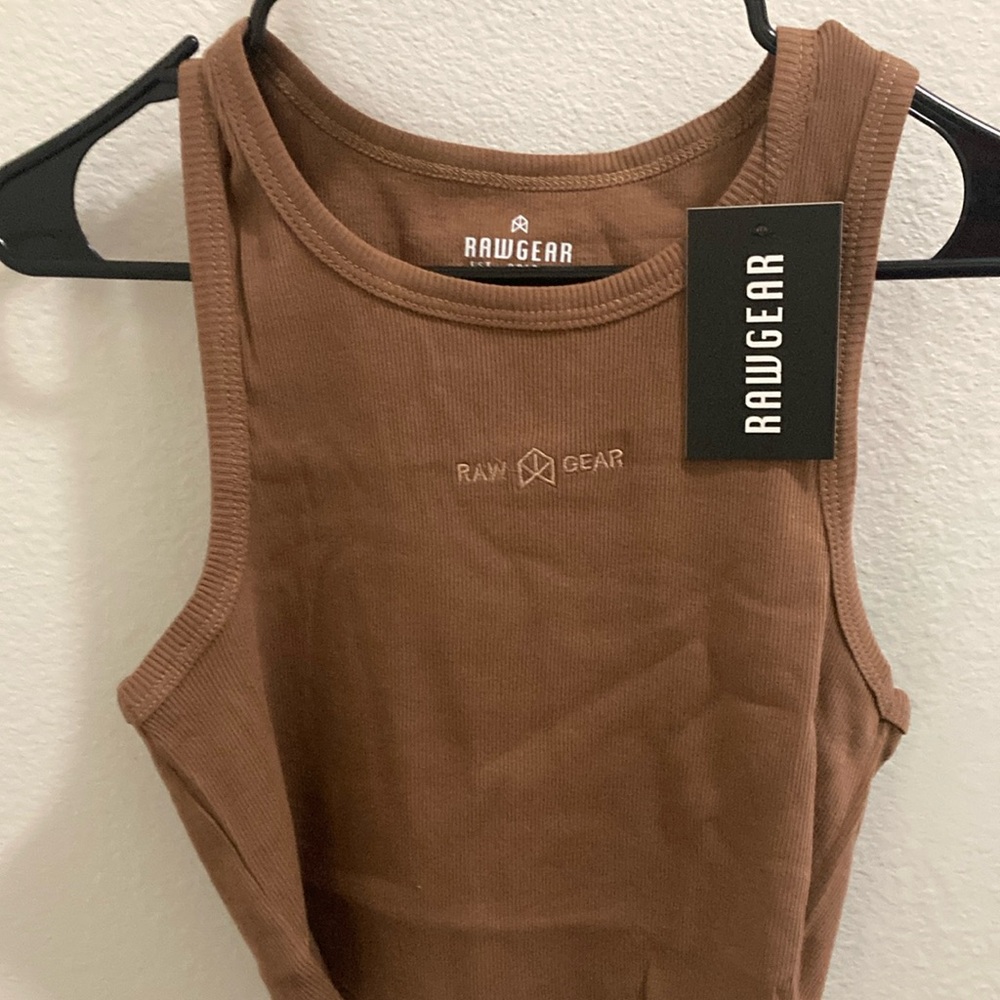 Brand new with tags. Women’s crop rib tee. Raw gear apparel. Factory bag - Picture 1 of 5